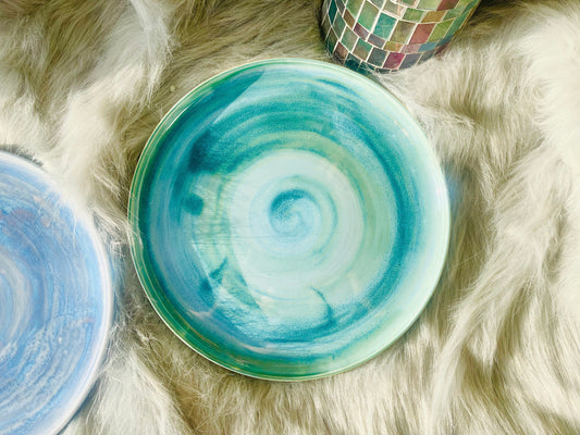 Handmade Ceramic Salad plate, Personalized Pottery Dinner Plate