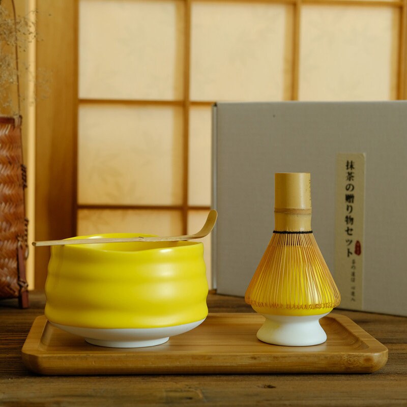 Matcha Set The Perfect Gift for Tea Lovers, Personalized Matcha Bowl With Bottom Design