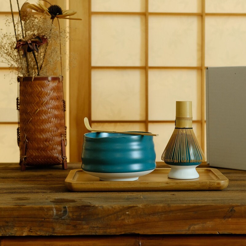 Matcha Set The Perfect Gift for Tea Lovers, Personalized Matcha Bowl With Bottom Design