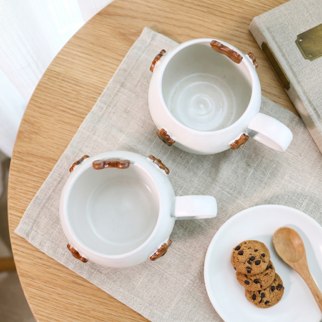 Handmade 3D Bear Mug – Cute Ceramic Coffee Cup with Adorable Bear Accents