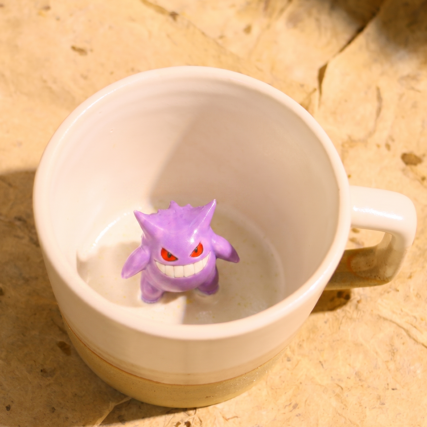 Handmade Pokémon-Inspired Ceramic Mug – Cute Anime Figurine Coffee Cup