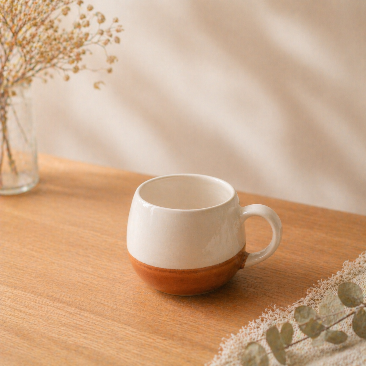 Handmade Personalized Ceramic Coffee Mug, Custom Name/Logo Mug