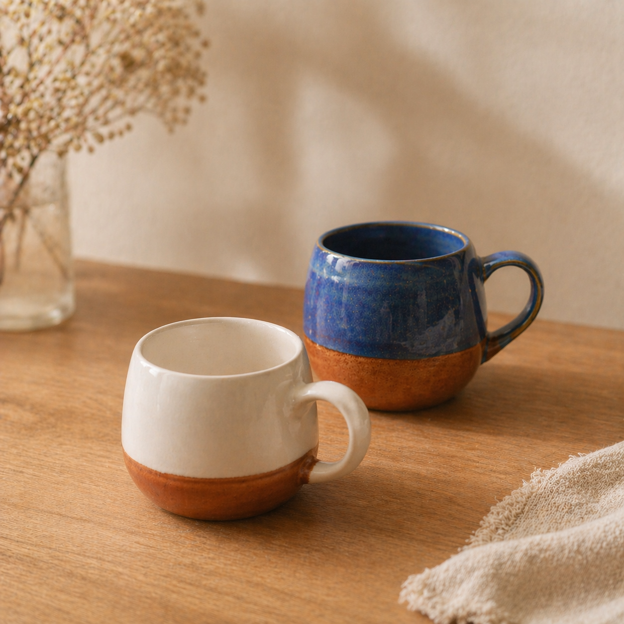 Handmade Personalized Ceramic Coffee Mug, Custom Name/Logo Mug