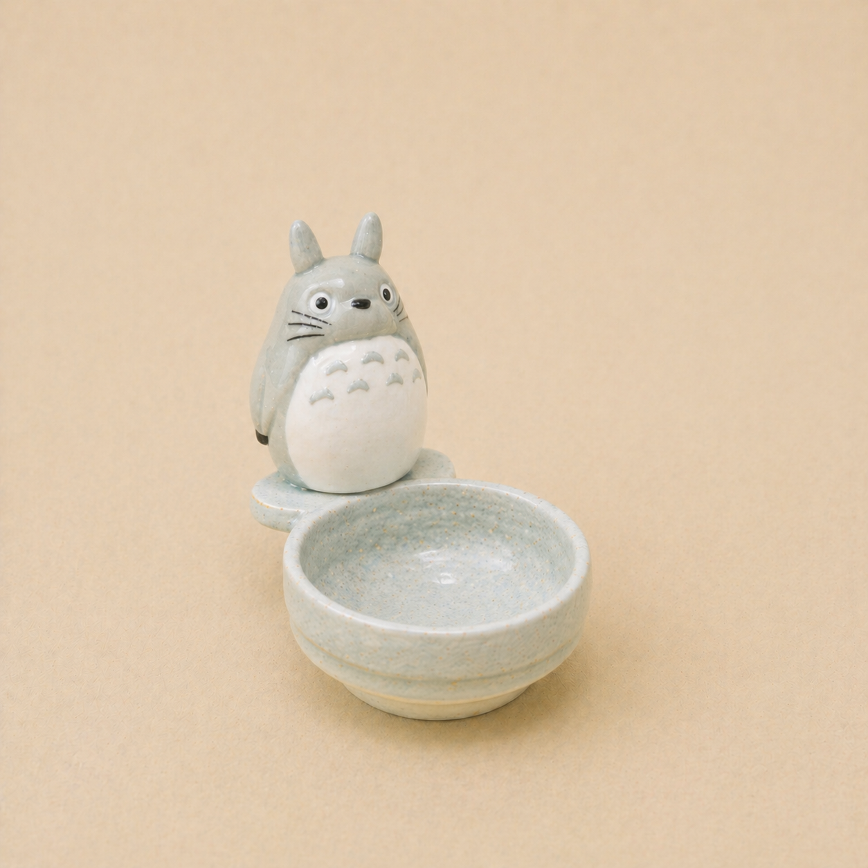 Handmade Totoro&Jiji Ceramic Candle Holder,  Candlestick Holder for Home Decor, Custom Housewarming Gifts