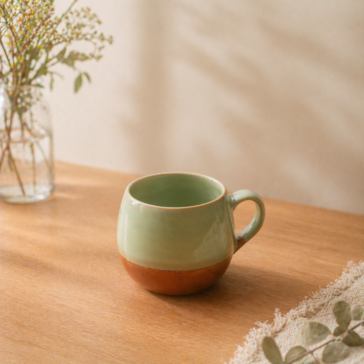Handmade Personalized Ceramic Coffee Mug, Custom Name/Logo Mug