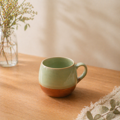 Handmade Personalized Ceramic Coffee Mug, Custom Name/Logo Mug