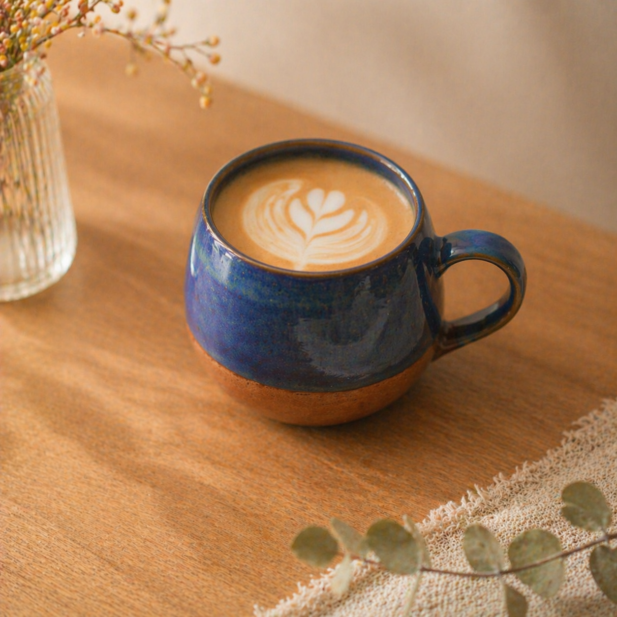 Handmade Personalized Ceramic Coffee Mug, Custom Name/Logo Mug