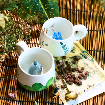 Handmade Totoro Mug – Cozy Ghibli Vibes for Tea & Coffee Lovers