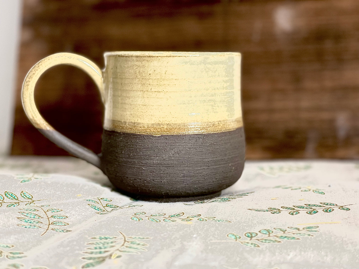 Ceramic Mug With A Retro Flair, Personalized Ceramic Mug, Custom Name/Logo