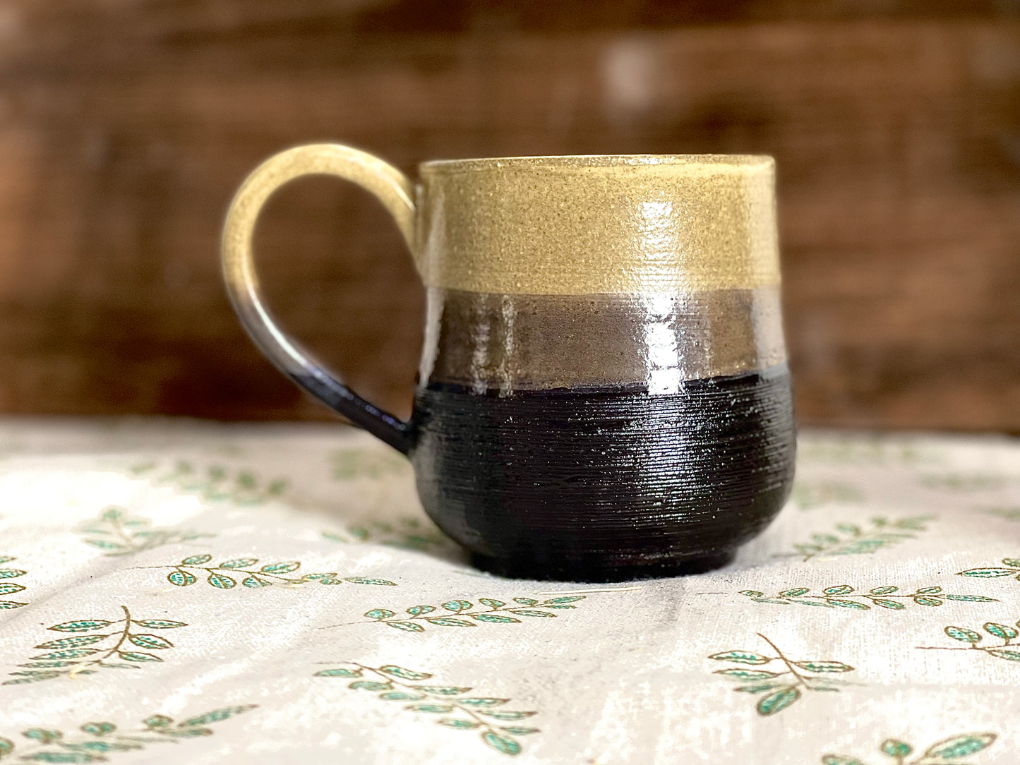 Ceramic Mug With A Retro Flair, Personalized Ceramic Mug, Custom Name/Logo