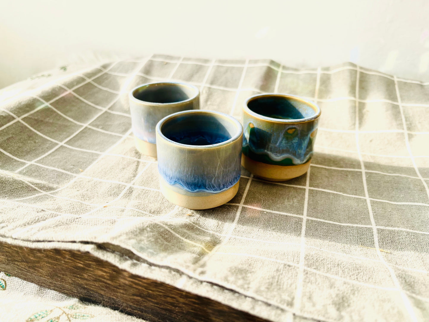A Set Of 3 Retro Ceramic Succulent Pot Home Decor