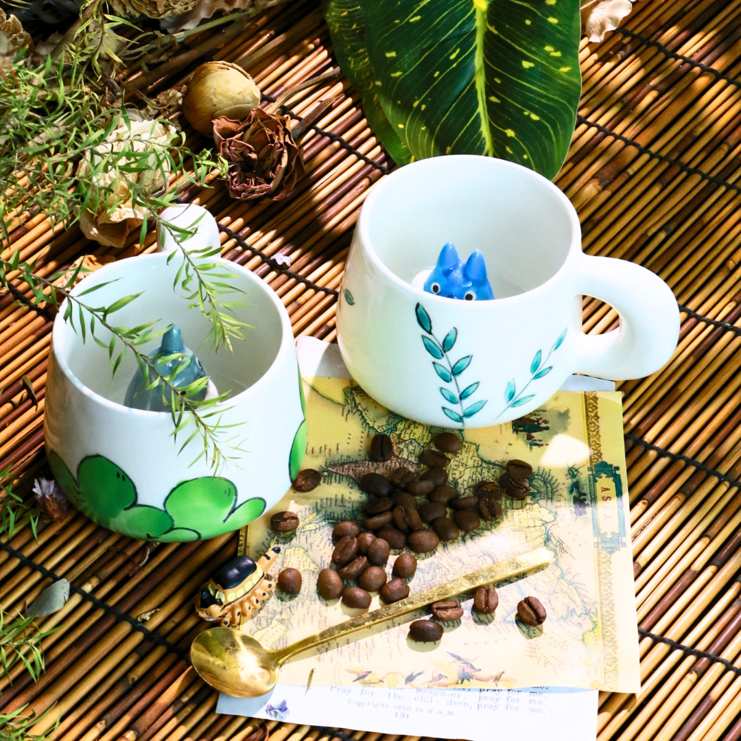 Handmade Totoro Mug – Cozy Ghibli Vibes for Tea & Coffee Lovers