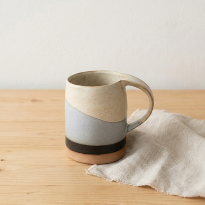 Custom Engraved Ceramic Mug – Personalized Name or Logo – Handmade Pottery Coffee Cup