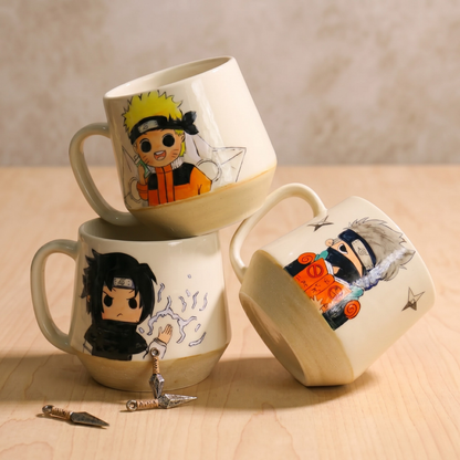 Hand-Painted Naruto Mug – Custom Anime Ceramic Cup for Fans