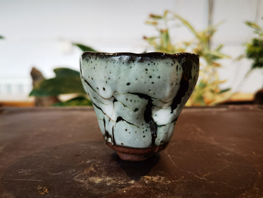 Green Onyx Teacups, Volcanic Clay Teacups for Tea Lovers