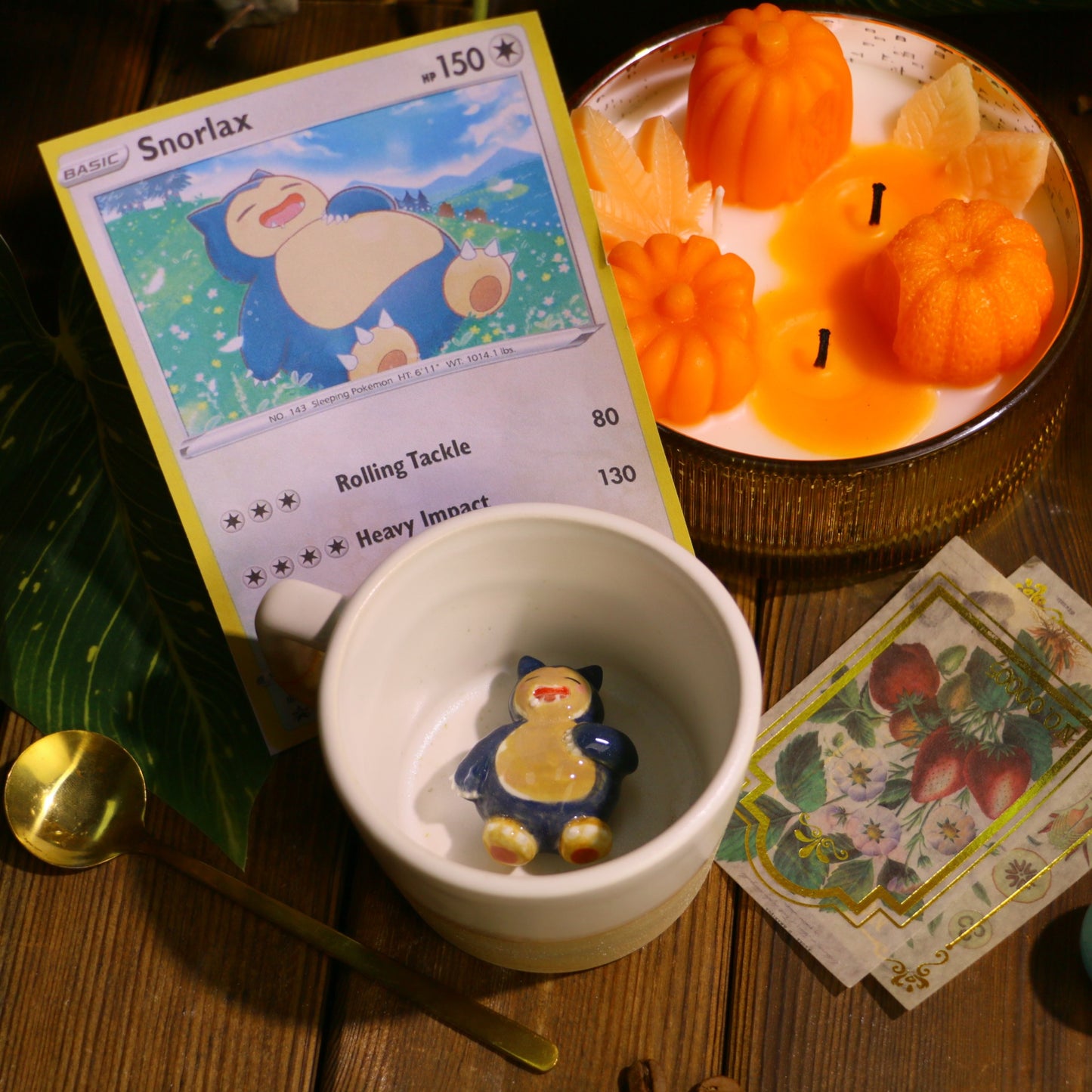 Handmade Pokémon-Inspired Ceramic Mug – Cute Anime Figurine Coffee Cup