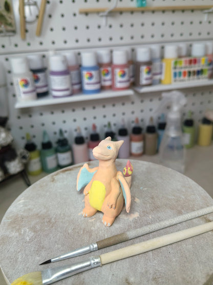 Handmade Pokémon-Inspired Ceramic Mug – Cute Anime Figurine Coffee Cup