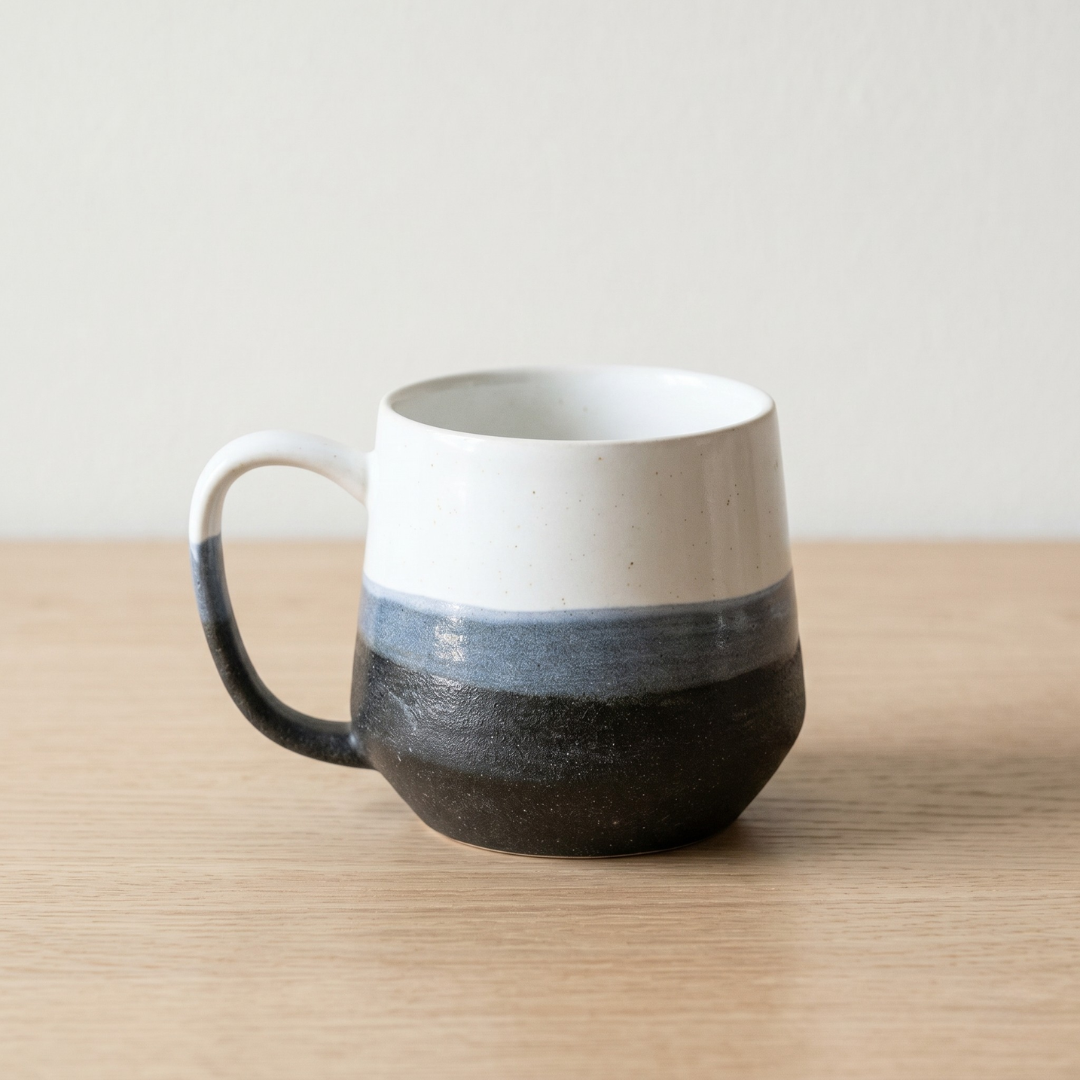 Custom Name/Logo Coffee Mug, 16 Fluid Ounces Retro Handmade Ceramic Mugs