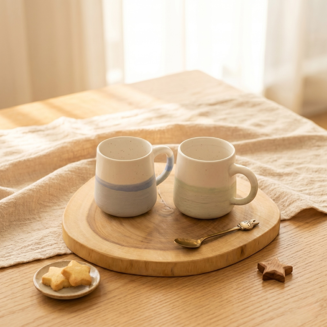 Totoro Handgemachte Keramiktasse – Gemütliches Ghibli-Geschenk für Anime- und Teeliebhaber
