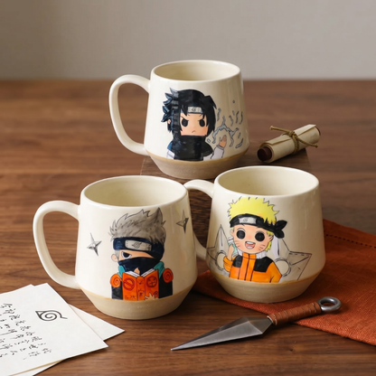 Hand-Painted Naruto Mug – Custom Anime Ceramic Cup for Fans