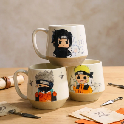 Hand-Painted Naruto Mug – Custom Anime Ceramic Cup for Fans