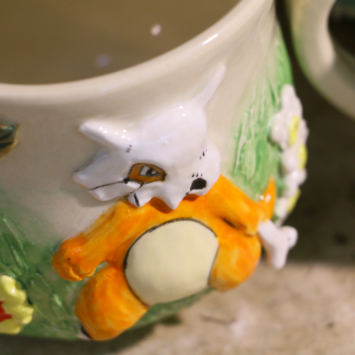 Custom Pokémon Ceramic Mug – Handmade 3D Relief Anime Cup for Gifts