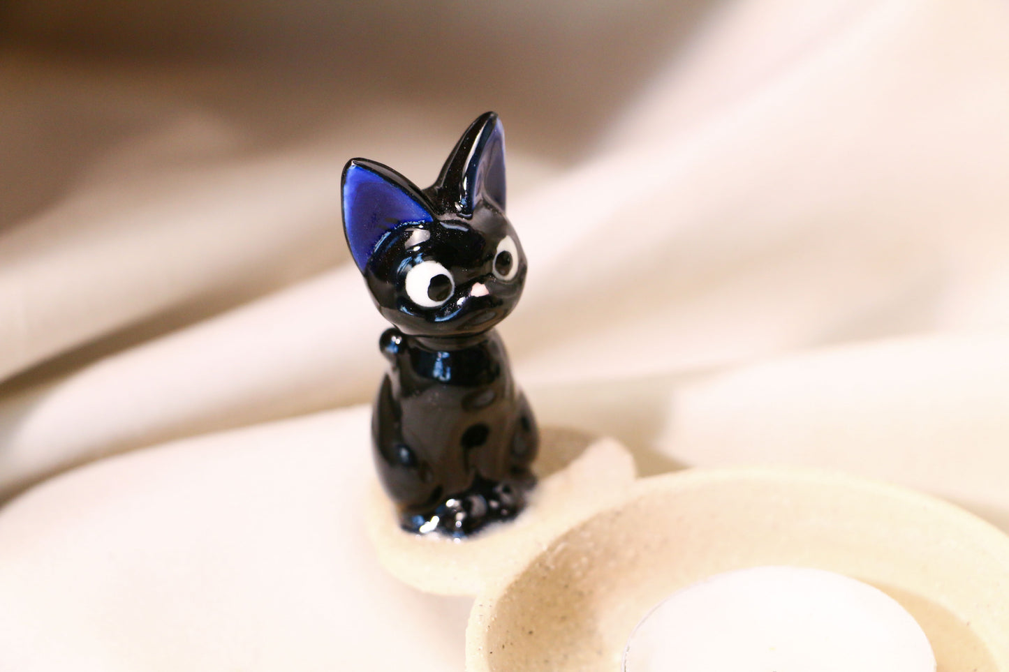 Custom Ceramic Pet Candle Holder, Dog or Cat Handmade Candlestick Holder