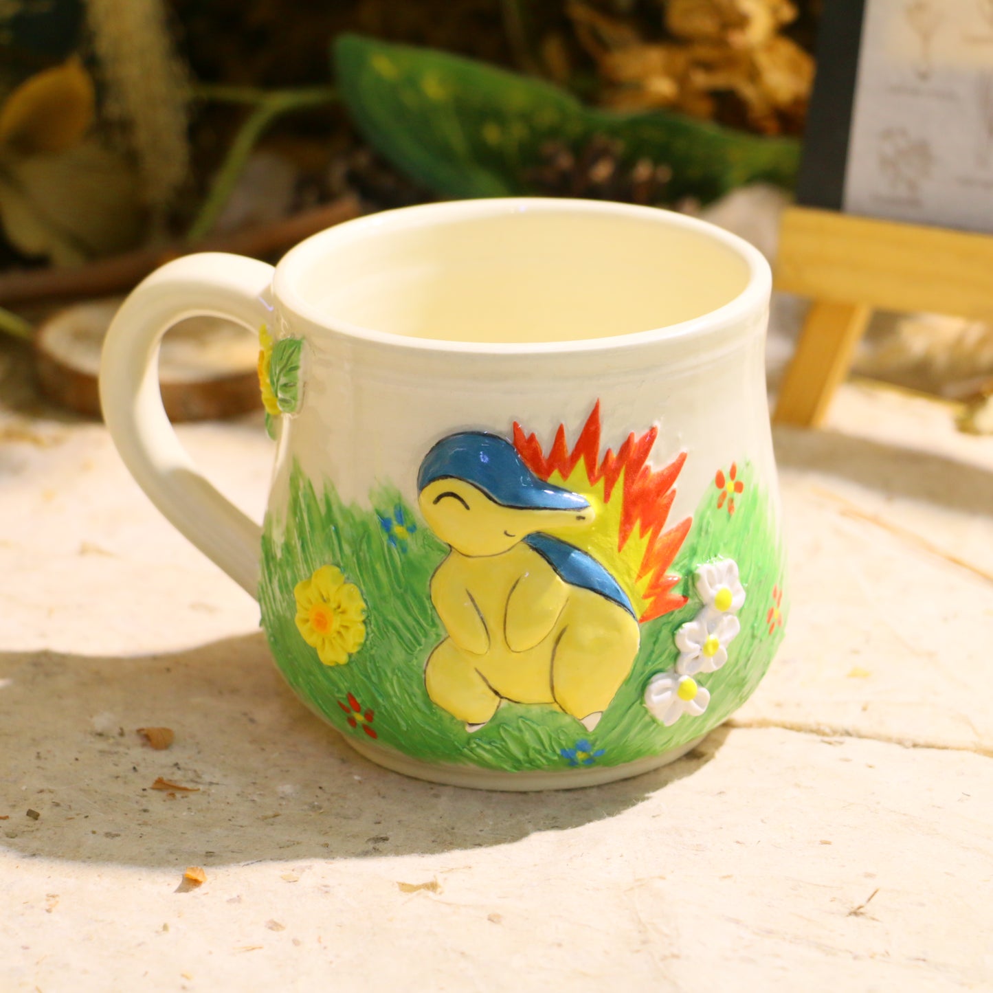 Custom Pokémon Ceramic Mug – Handmade 3D Relief Anime Cup for Gifts