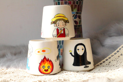 Totoro Ceramic Mug – Hand-Painted Ghibli-Inspired Cup for Anime Gift
