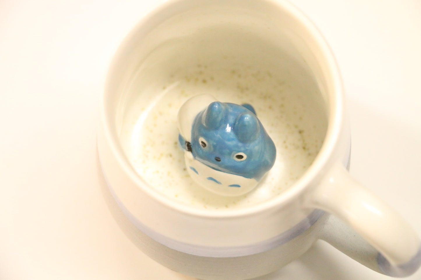 My Neighbor Totoro Handmade Anime Ceramic Mug, Character Inside Mug for Gifts