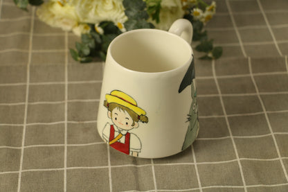 Totoro Handmade Mug - Personalized Ceramic Coffee Cup for Anime Gift