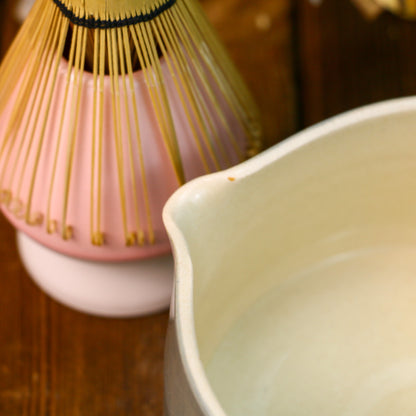 Handmade Custom Totoro Matcha Bowl Set– Personalized Ceramic Gift for Tea Lovers