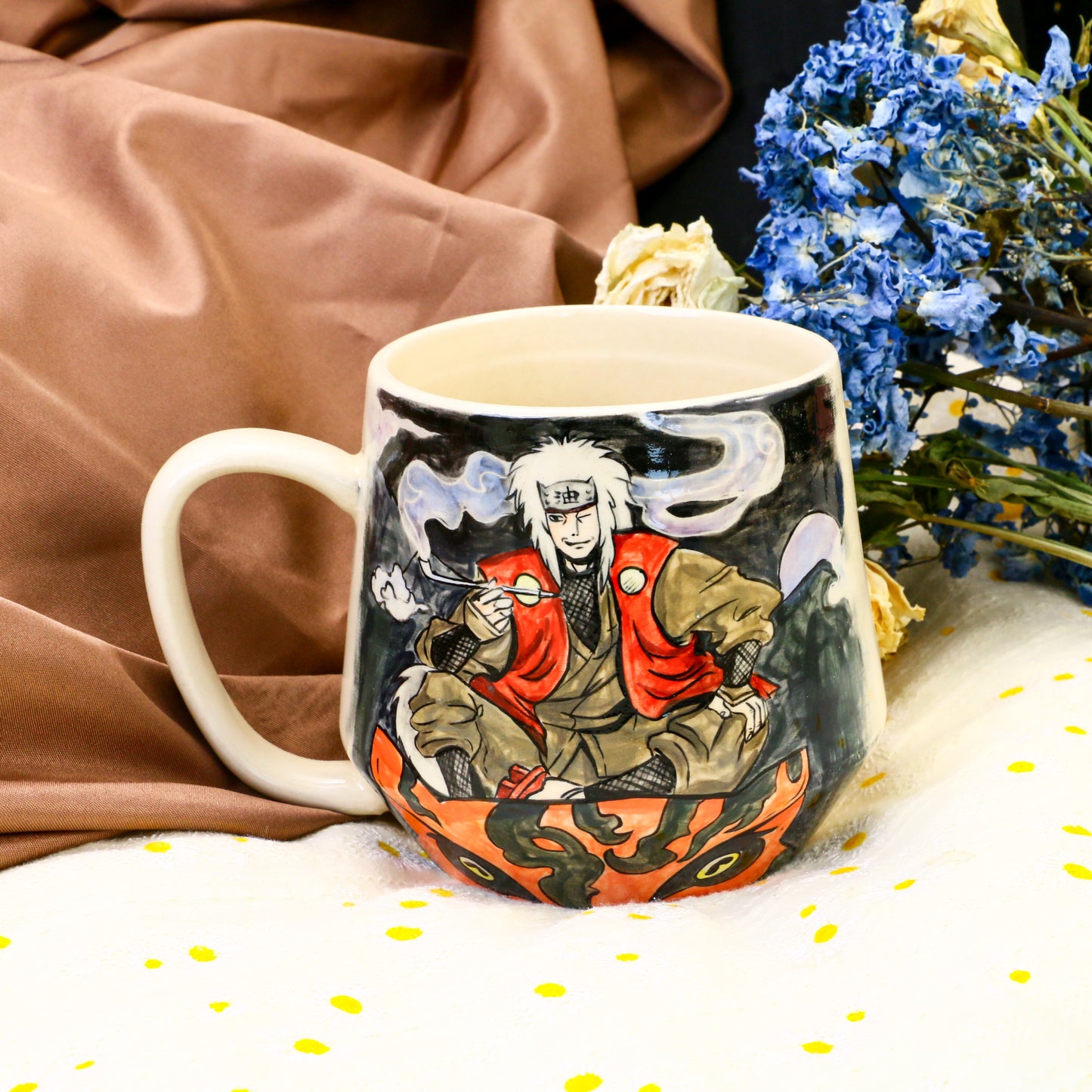 Custom Hand-Painted Portraits Mug, Personalized Art from Your Photo or Idea
