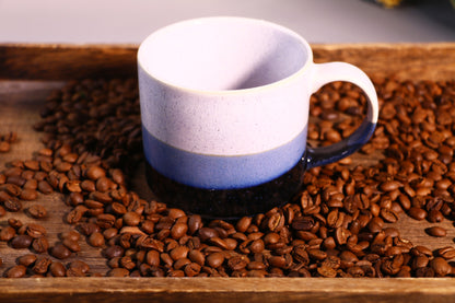 Handmade Minimalist Ceramic Coffee Mug - Custom Pottery Cup with Personalization