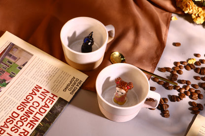Jiji & Mei Hidden Character Mug – Handmade Ceramic Gift Cup
