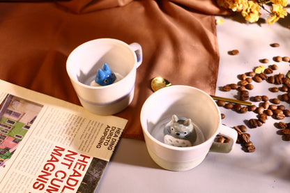 Handmade Totoro Mug –  Ceramic Anime Cup for Tea & Coffee Lovers