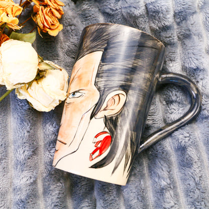 Custom Hand-Painted Portraits Mug, Personalized Art from Your Photo or Idea