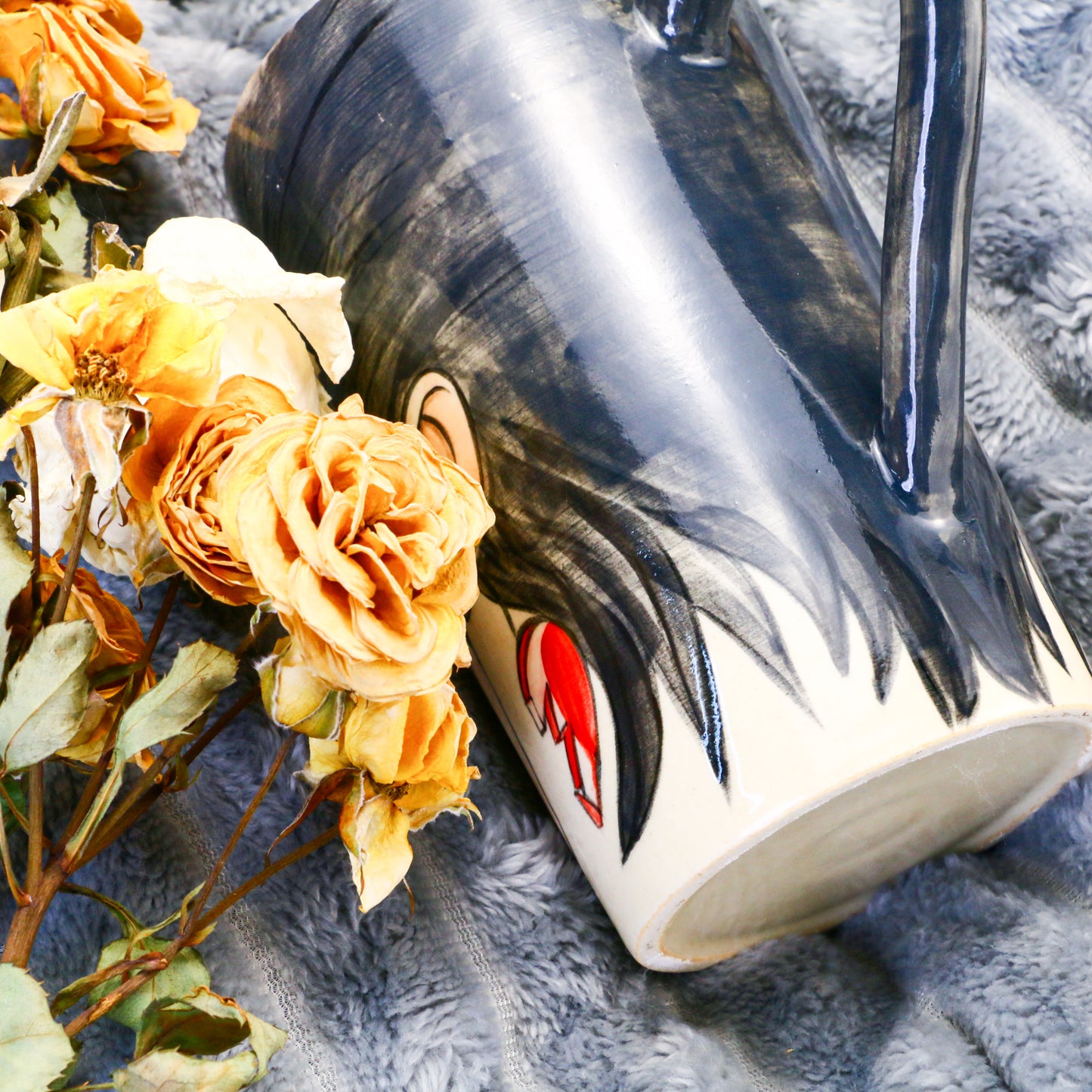 Custom Hand-Painted Portraits Mug, Personalized Art from Your Photo or Idea