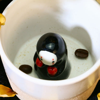 No Face Man Handmade Ceramic Coffee Mug for Anime Gift