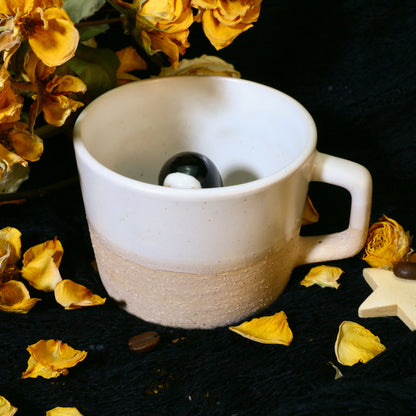 No Face Man Handmade Ceramic Coffee Mug for Anime Gift