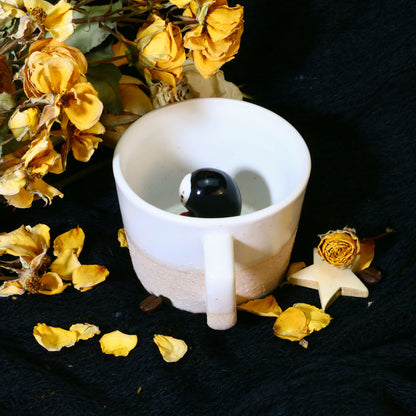 No Face Man Handmade Ceramic Coffee Mug for Anime Gift
