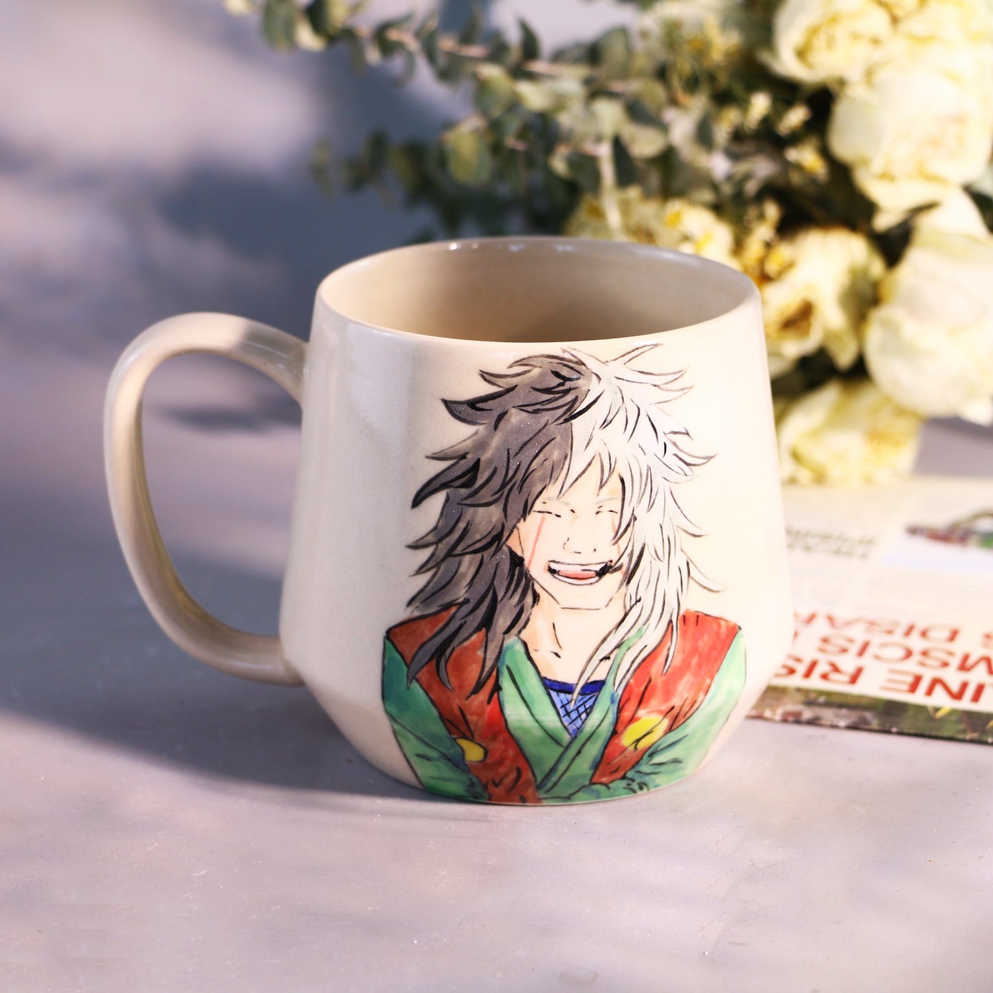 Hand-Painted Naruto Mug – Custom Anime Ceramic Cup for Fans