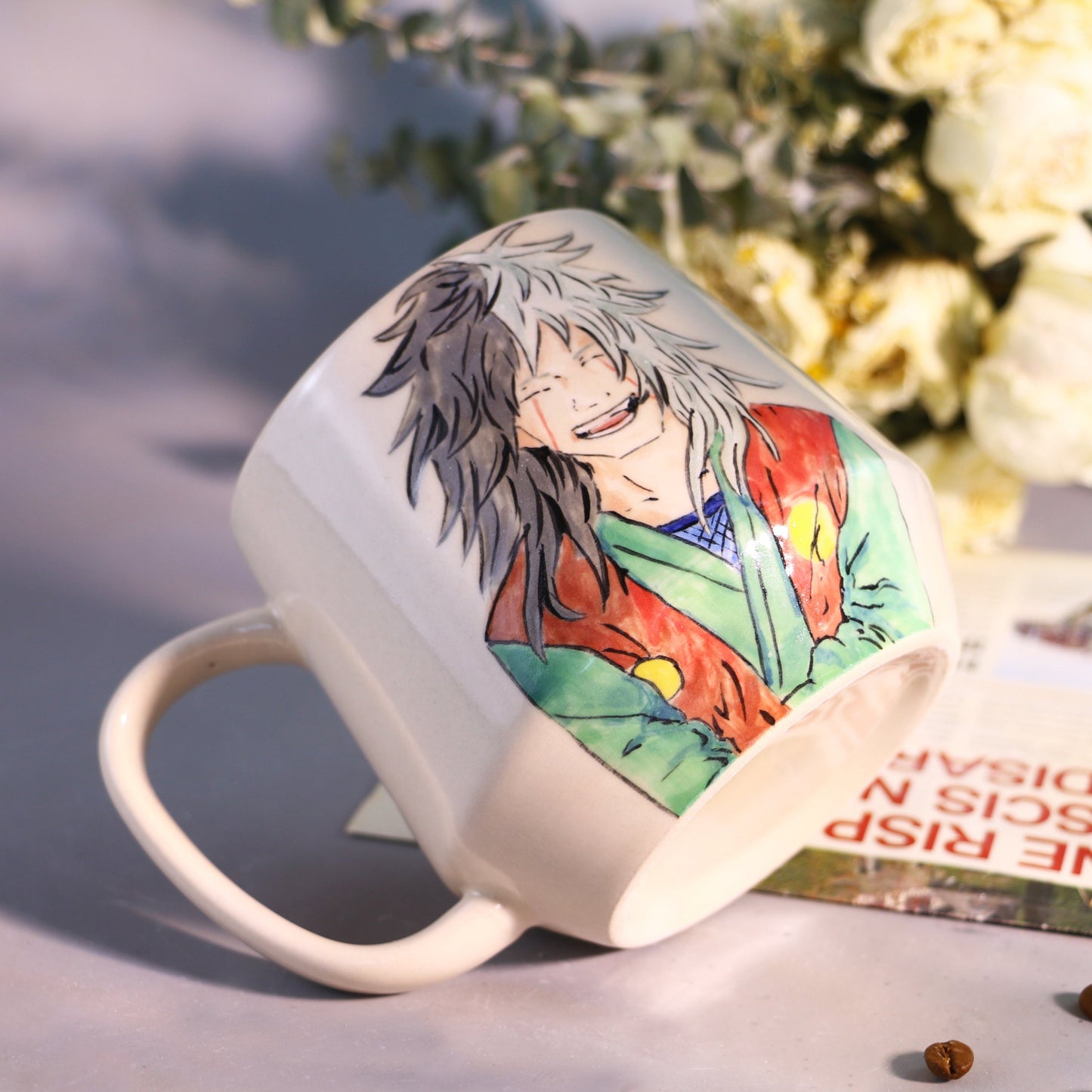 Hand-Painted Naruto Mug – Custom Anime Ceramic Cup for Fans