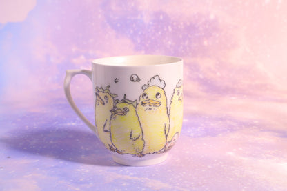 Ente Handgemachte Keramik Kaffeetasse, 12oz Keramik Teetasse, Hauswärmer Geschenke