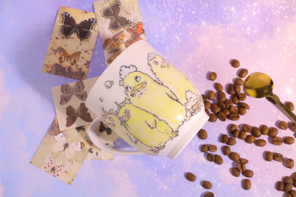 Ente Handgemachte Keramik Kaffeetasse, 12oz Keramik Teetasse, Hauswärmer Geschenke