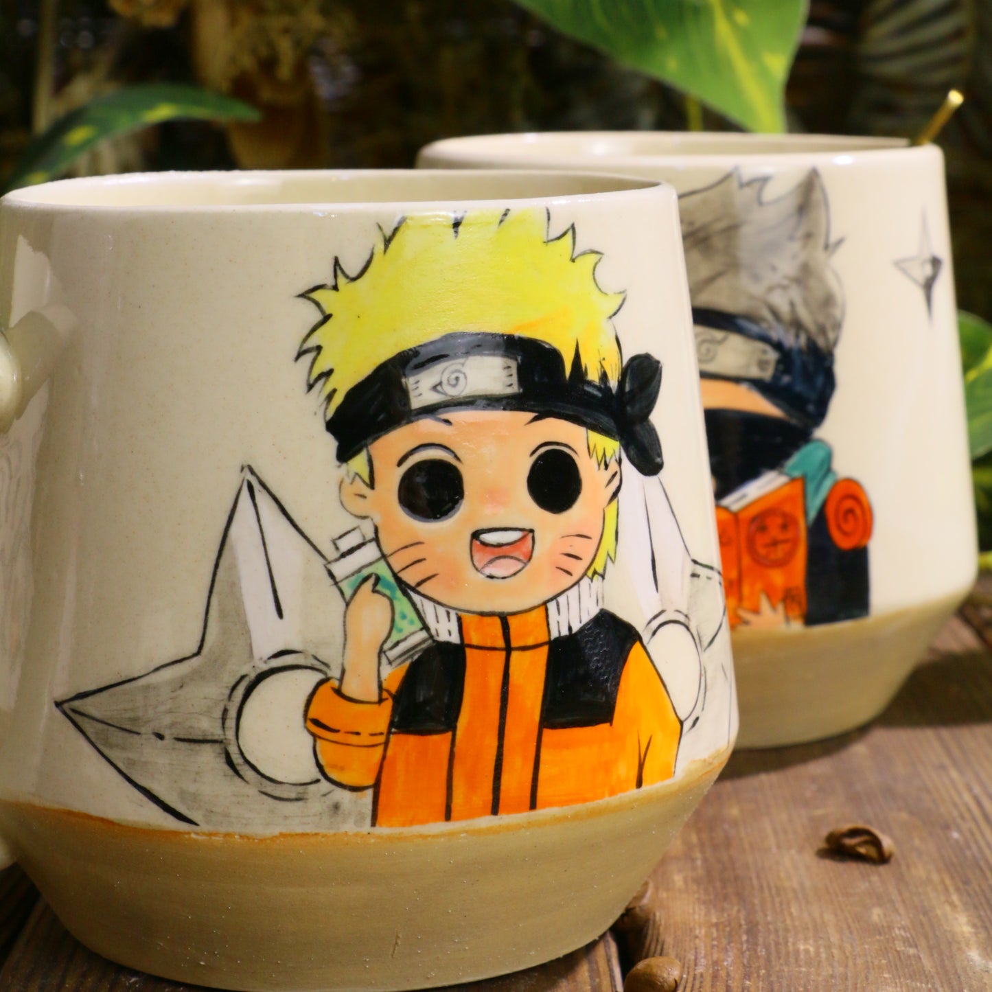 Hand-Painted Naruto Mug – Custom Anime Ceramic Cup for Fans
