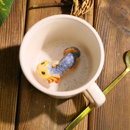 Nix-Inspired Handmade Ceramic Mug - Custom Star Wars Outlaws Gift for Gamers