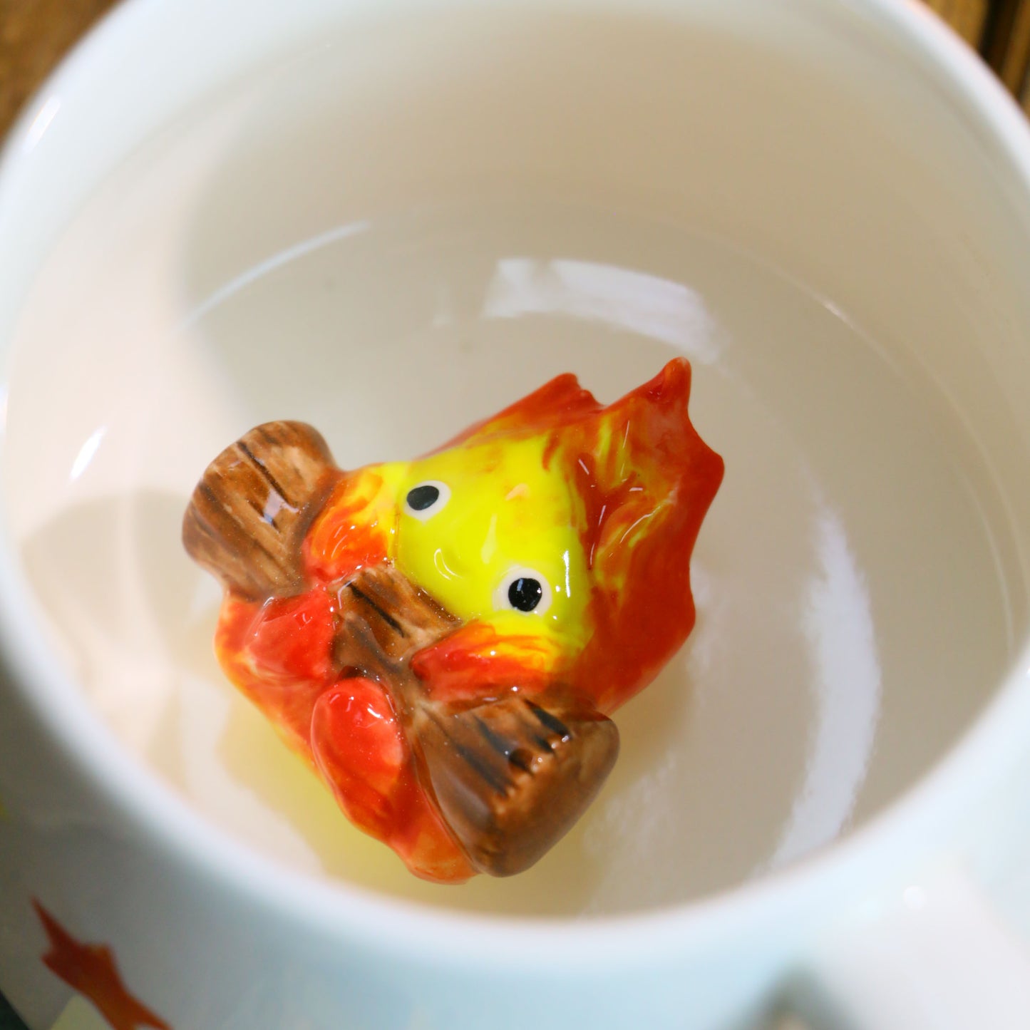 Handmade Calcifer Mug – Fiery Ghibli Magic for Tea & Coffee Lovers