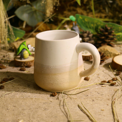 Handmade Calcifer Matte Glaze Ceramic Mug – Fiery Ghibli Magic for Anime Lovers