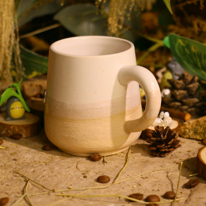 Handmade Calcifer Matte Glaze Ceramic Mug – Fiery Ghibli Magic for Anime Lovers